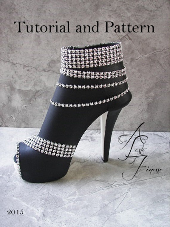 Pdf Tutorial And Pattern Fondant High Heel Shoe Sugar Shoe 