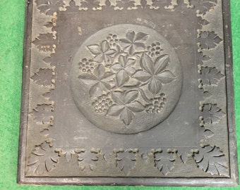 Antique Ornate Carved Wood Panel