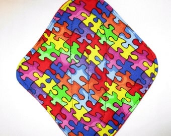SALE RTS 6.25 6.5" Tween Cloth Reusable Regular Flow Cloth Pad Autism Fabric