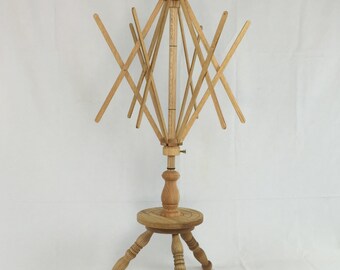 Umbrella Swift, Floor or Table Mount Skeinwinder from Strauch Fiber Equipment, Skein Winder, Table Mount Swift, Skein Holder, Yarn Winder