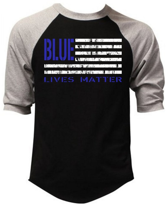 blue lives matter flag t shirt