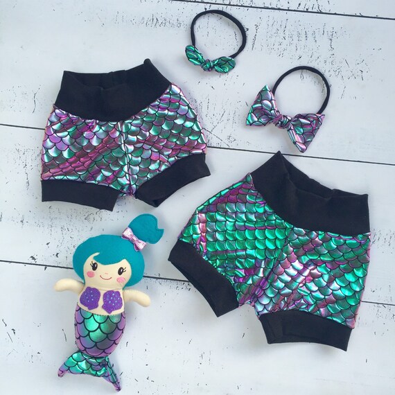 Mermaid shorts mermaid shorties little mermaid