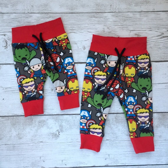 Superhero leggings avengers baby leggings joggers Hipster