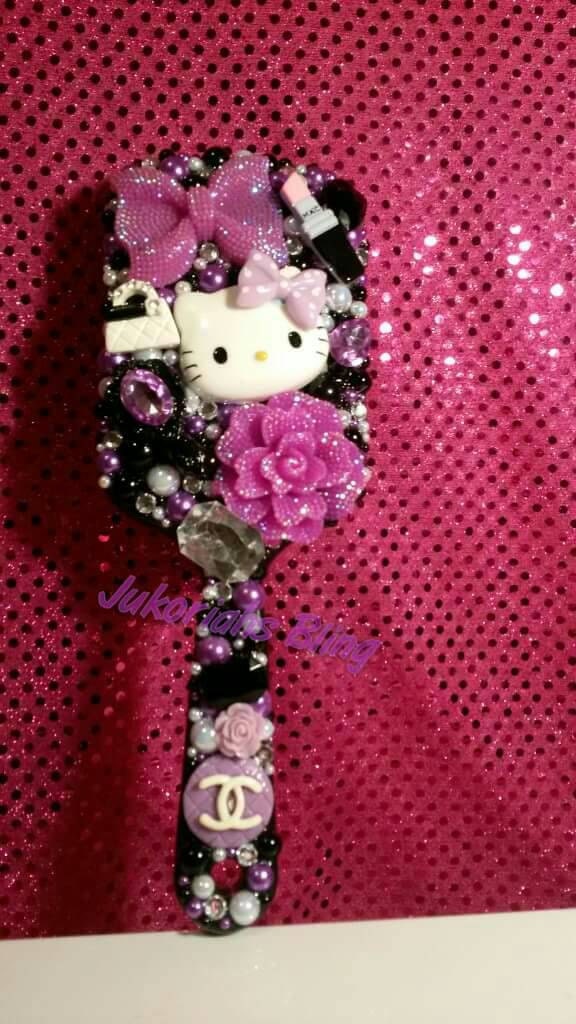 Bling hair brush kawaii kitsch large hair brush