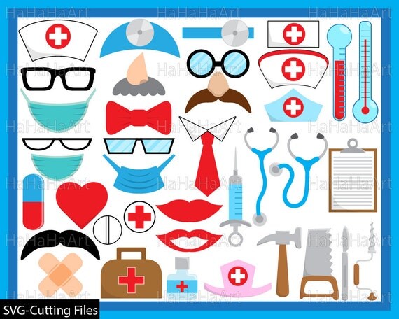 Doctor Props Cutting Files SVG JPG Digital Graphic Design