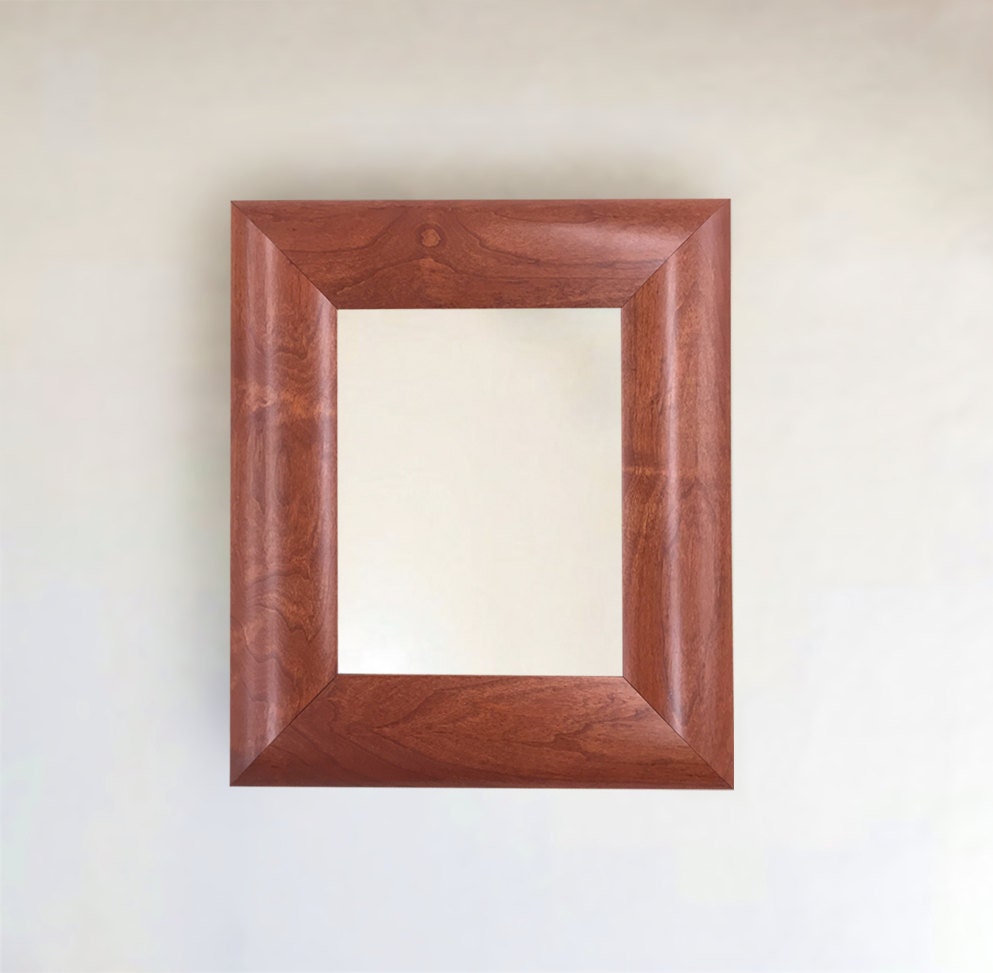 Cherry Wood Framed Wall Mirror 14x16 17x20 22x26 30x32 30x42