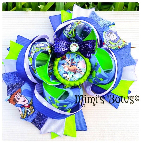 Toy Story Character Inspired Boutique Bow by MirianCarrion on Etsy