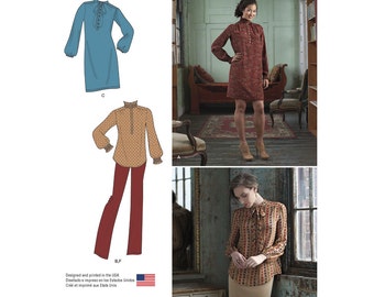 Simplicity Sewing Pattern 8166 Misses' Dress or Tunic, Skirt and Pant