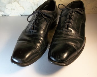 Mason Shoes - Men's - Oxford Black - Made in the USA - Union Made 1960's