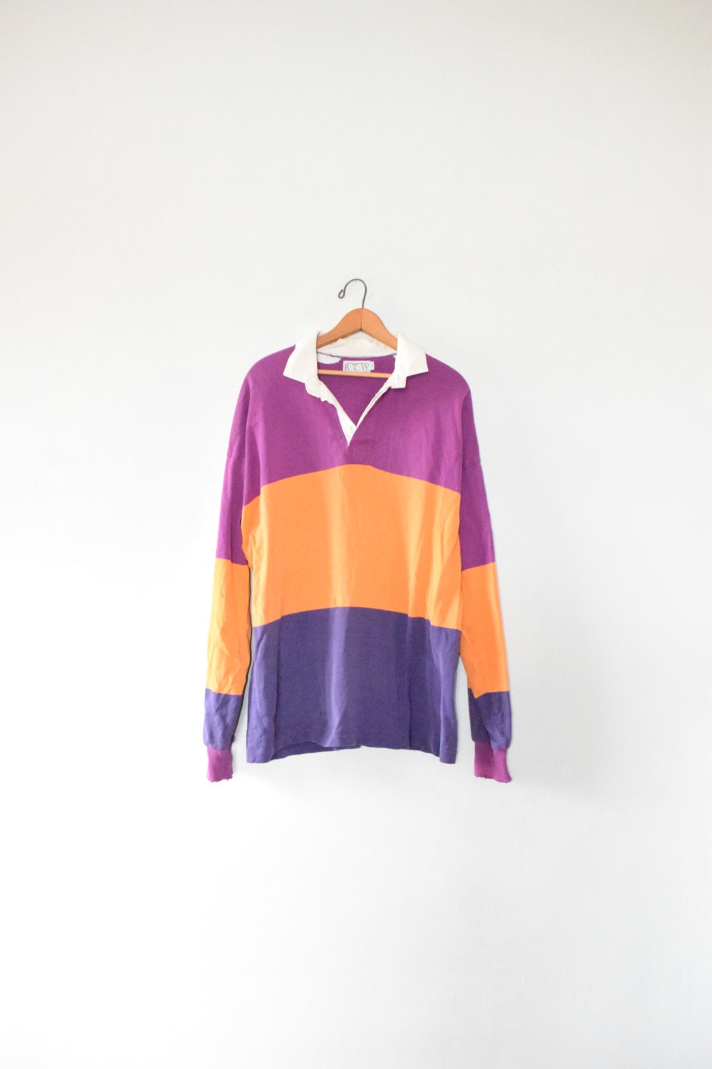 80s colorblock shirt