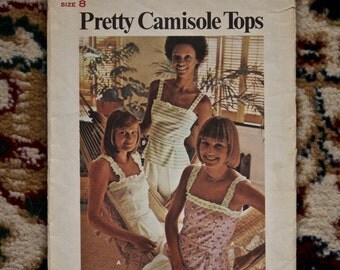 Vintage 1970s Butterick Misses top pattern 3738 new uncut