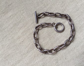 Sterling Link Bracelet -- 542