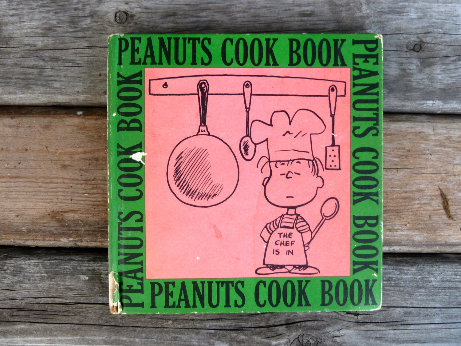 Peanuts Cookbook great for kids featuring recipes and comics
