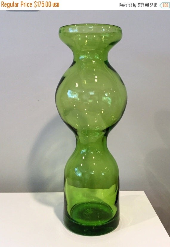 ON SALE Greenwich Flint Craft Glass Vase by ModernDesignResource