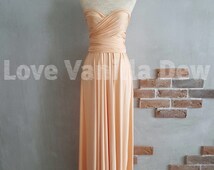 Unique peach wedding dress related items | Etsy