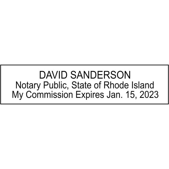 Rhode Island Custom Notary Stamp RINotary by CustomDesignsByJill