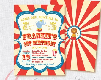Carnival Invitation Birthday Party. Carnival party invitation. Carnival birthday. Carnival Party. Printable invitation.