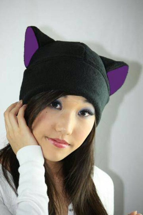 Pussy Cat Ears Cat Hat Cat Ear Hat Cat Ear Fleece Hat