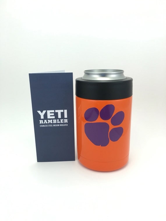 Clemson Tigers Yeti Rambler Colster Clemson Orange Yeti Can