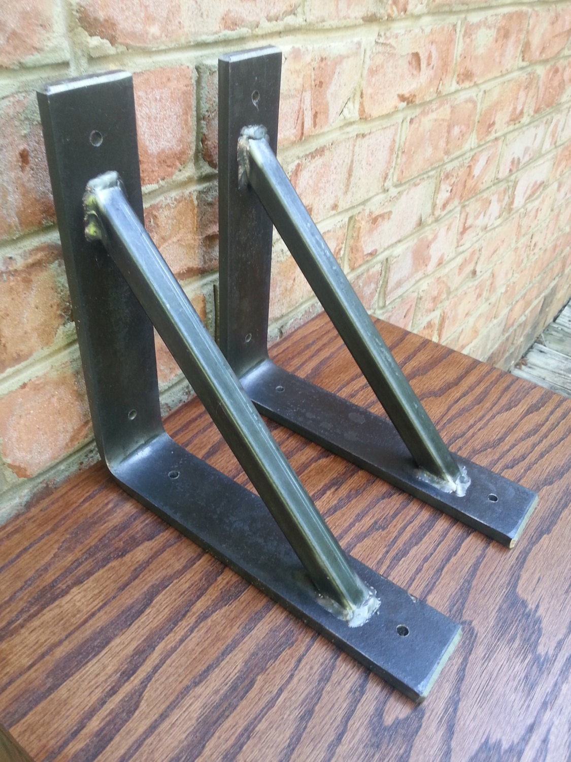 Thick 2 Wide Triangle Shelf Brackets Mantle Brackets