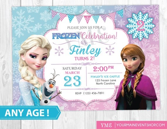 Frozen Birthday Party Invitations Free Printable 9