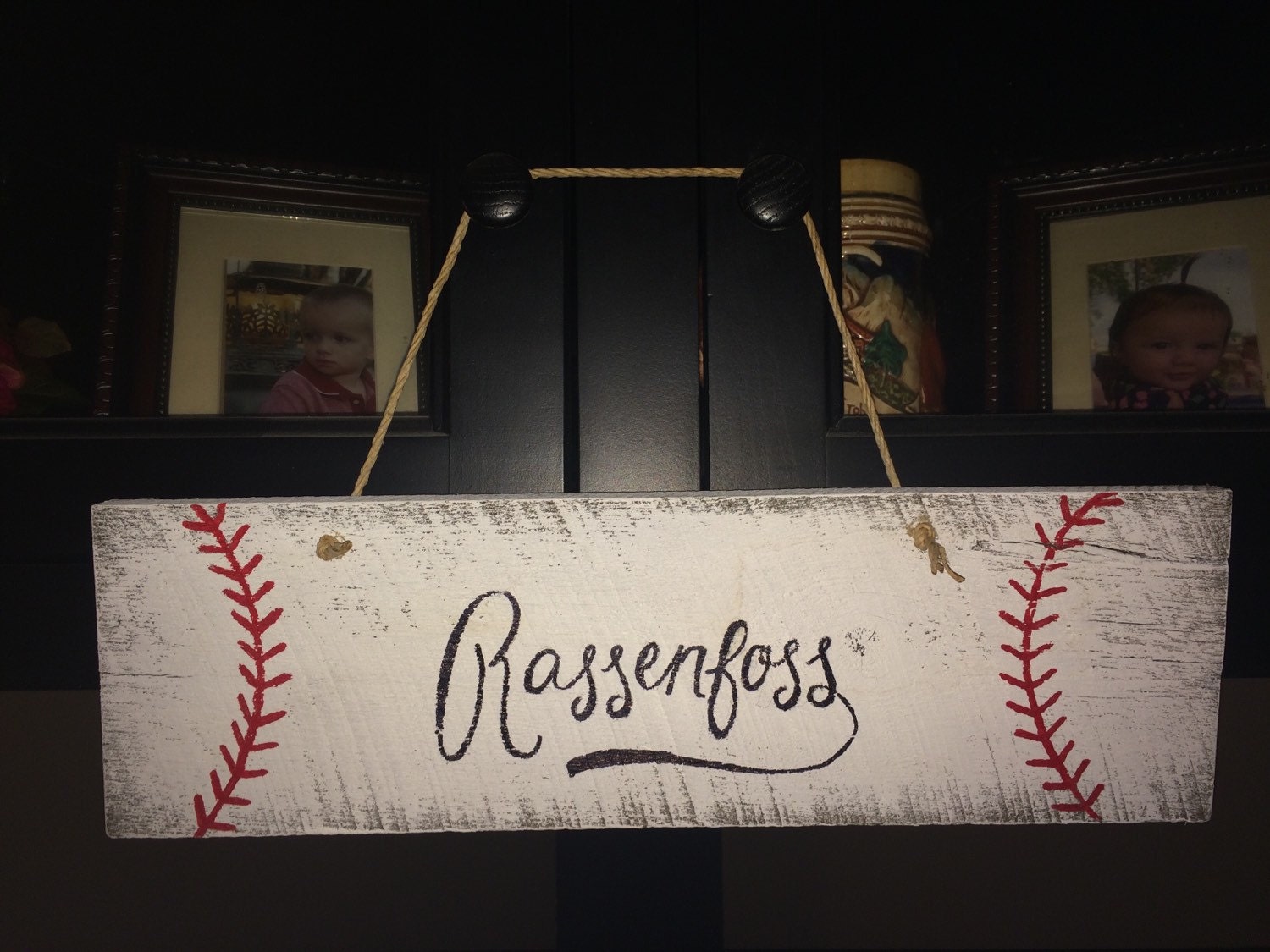 Cute Baseball sign family baseball sign boys name baseball