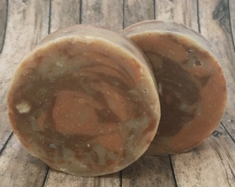 Pumpkin Pecan Soap, Pumpkin Soap, Vegan Soap, Handmade Soap, Cold Process Soap, 3.5oz