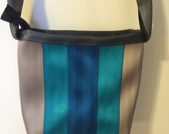 Seatbelt purse, Cross body bag, small messenger bag