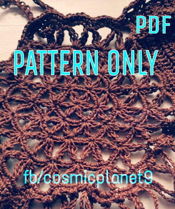 Flower Of Life Crochet PDF Pattern Round Infinity Motif Sacred