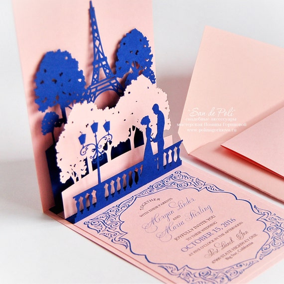 Pop Up Wedding Card Template Free