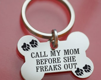 Custom Pet dog Tag ID, Pet Dog Tag, Metal dog tag, Hanmade, Gift box, individual dog tags for dogs, Metal necklace, alloyed steel