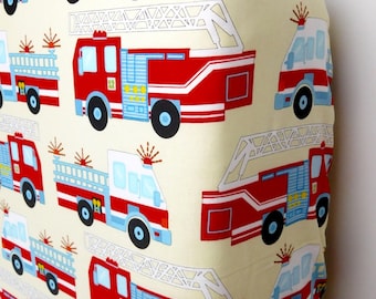 Firefighters crib sheets, Firefighters bedding, firefighters nursery, firemen baby bedding, firetrucks crib bedding, Firefighters baby gift.