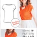 Beginner Blouse Pattern PDF Sewing Pattern