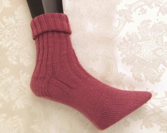 Socks, stockings, knitted socks with Angora