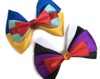 Snow White Inspired Disney Character Evil Queen Snow White Hair Bows