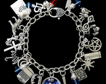Buffy The Vampire Slayer Themed Charm Bracelet