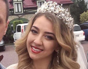 Bridal crown Wedding crown Crystal tiara Crystal wedding tiara Crystal headpiece Bridal crown Crystal tiara Bridal tiara