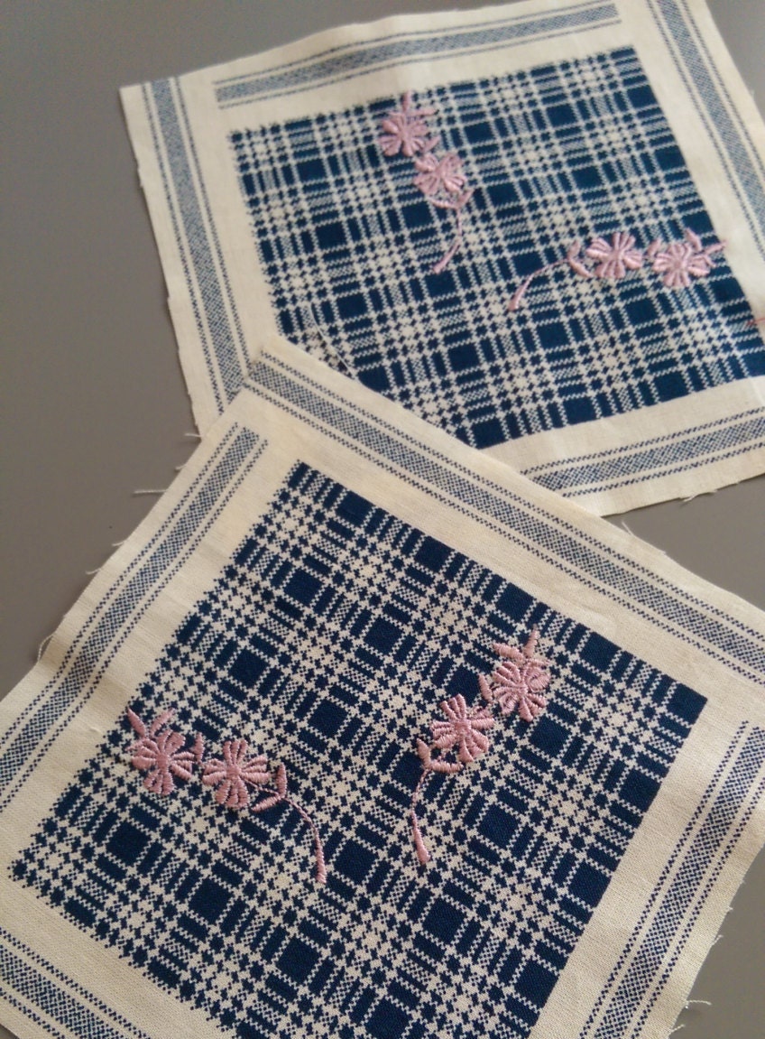 Machine embroidery squares embroidered quilt blocks insertions