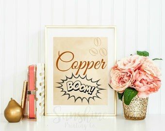 Gilmore Girls, Copper Boom, Gilmore Girls Poster, Gilmore Girls Print, Gilmore Girls Quote, TV Show Quote, Stars Hollow, Printable, Wall Art