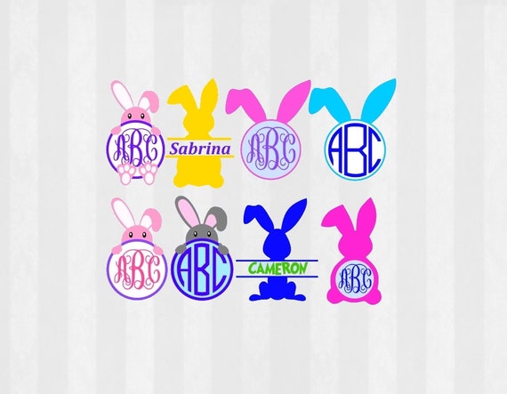 Download SALE Split Bunny Easter SVG SVG Files Vinyl by 5StarClipart