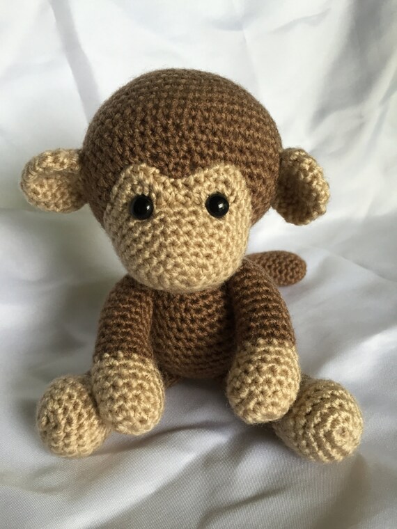 crochet stuffed monkey