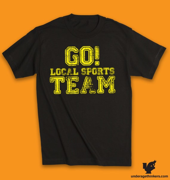 local sports team shirt