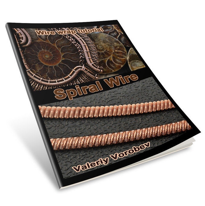 Wire wrap tutorial spiral.