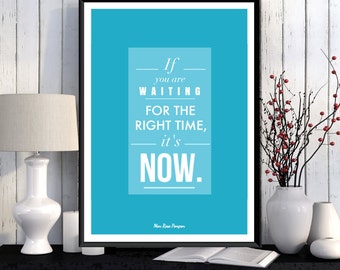 Motivational quote, Positive quote print, Motivational poster, Wall art decor, Feel good art, Typography print, Printable poster, Gift idea