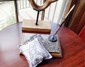 Herbal Pillow, Aromatherapy Desk Pillow, Herbal Desk Pillow, Scented Desk Pillow, Stocking Stuffer, Lavender Pillow