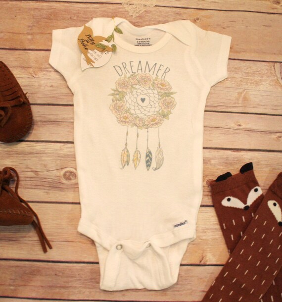 Dream Catcher Onesie® Baby Girl Clothes by BittyandBoho on Etsy