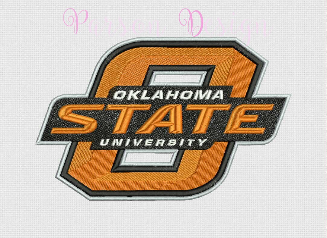 Oklahoma State Cowboys 5 Size Embroidery Designs by ParsonDesign