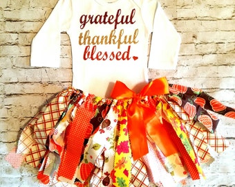 baby girl clothes Thanksgiving outfit grateful thankful blessed fall tutu baby girl pumpkin fall first thanksgiving outfit girl leg warmers