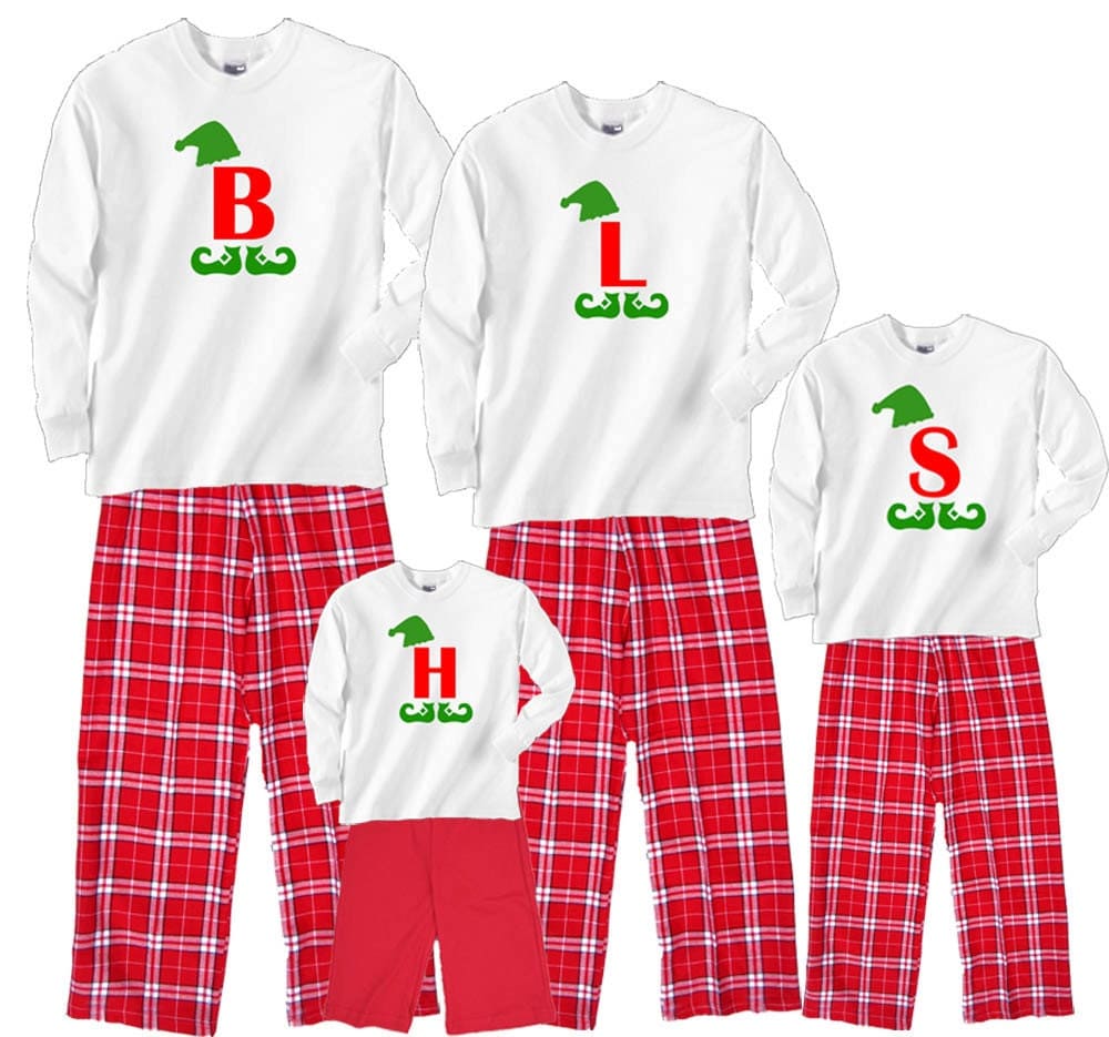 Download Big Letter Christmas Holiday Elf Outfits for the Whole Family