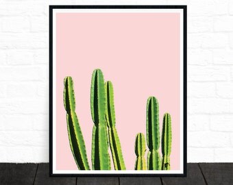 Cactus Wall Art cactus print | etsy Cactus Wall Art cactus print | etsy